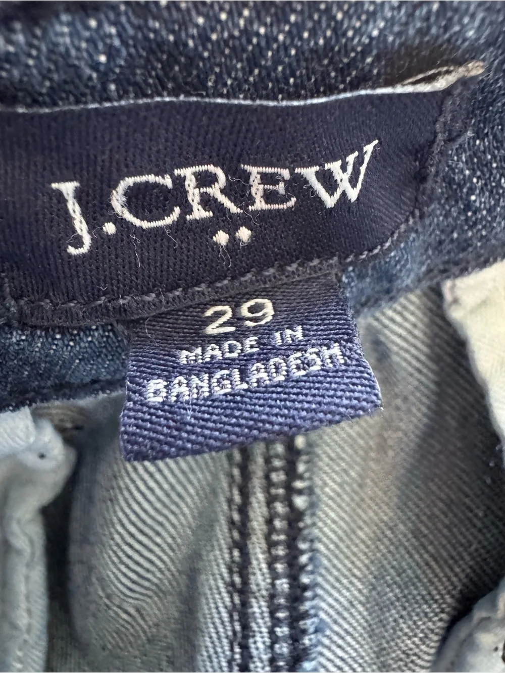 J. Crew Pleated Trouser Jean Blue High Rise Denim Cotton Stretch
